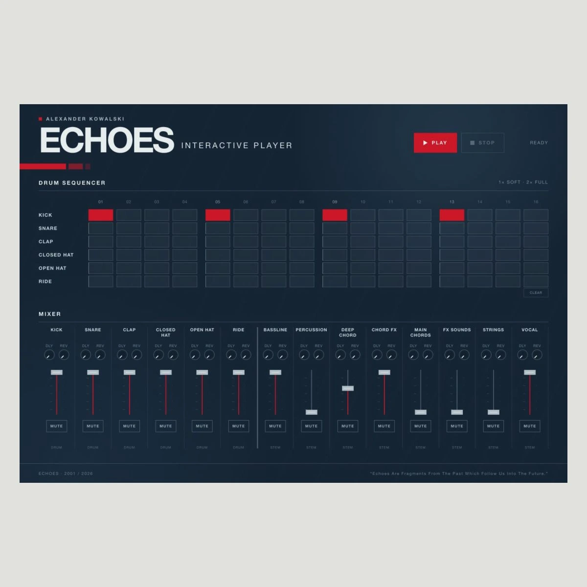 Preview of the Echoes Interactive Player